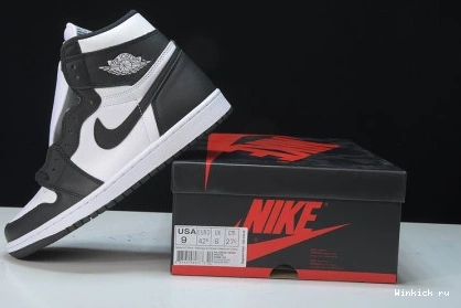 1 OG - HIGH RETRO WHITE' AIR JORDAN 'BLACK 0716